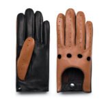 napoDRIVE (brown/camel) - Men’s driving gloves without lining made of lamb nappa leather #2