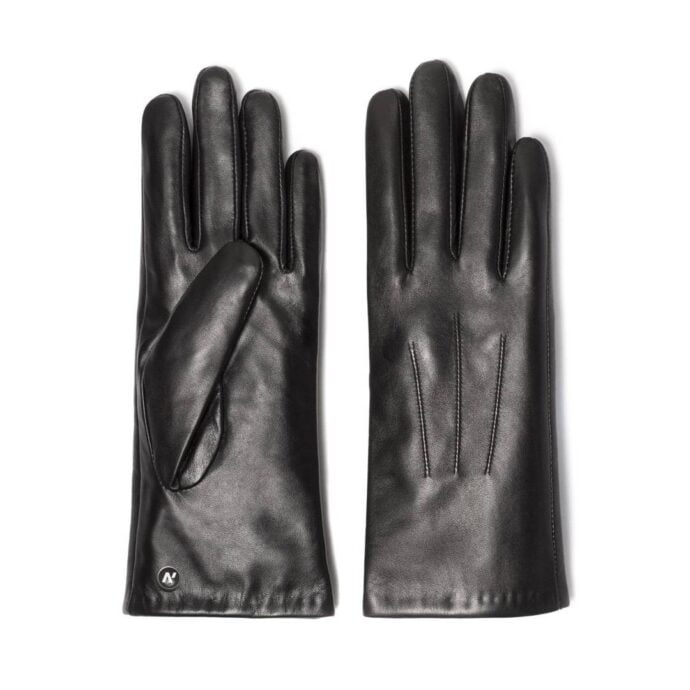 napoCLASSIC (black) - Women’s gloves with lining made of lamb nappa leather #2