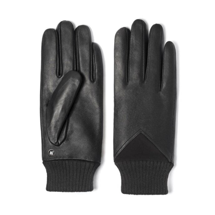 napoSPORT (black) - Men’s gloves with lining made of lamb nappa leather #2