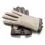 napoCROCHET (brown/beige) - Men’s driving gloves without lining made of lamb nappa leather