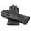 napoELEGANT (black) - Women’s gloves with lining made of lamb nappa leather