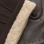 napoSUEDE (brown) - Men’s gloves with cashmere lining made of lamb nappa leather #3