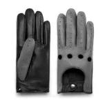 napoDRIVE (black/grey) - Men’s driving gloves without lining made of lamb nappa leather #2