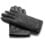 napoGENT (black/grey) - Men’s gloves with lining made of lamb nappa leather