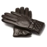 napoMODERN (brown) - Men’s gloves with lining made of lamb nappa leather
