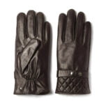 napoMODERN (brown) - Men’s gloves with lining made of lamb nappa leather #2