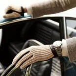Retro driving gloves