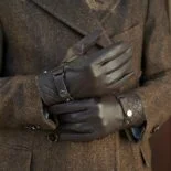 napoMODERN brown gloves men