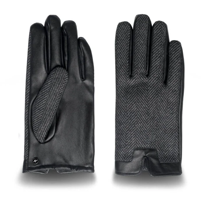 Mens' Eco-leather gloves