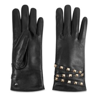Mens Genuine Nappa Leather Touch Screen Function Warm Lined Gloves On Sale #E011 