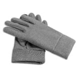 gray sports gloves