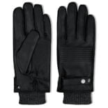 men's leather gloves with buckle