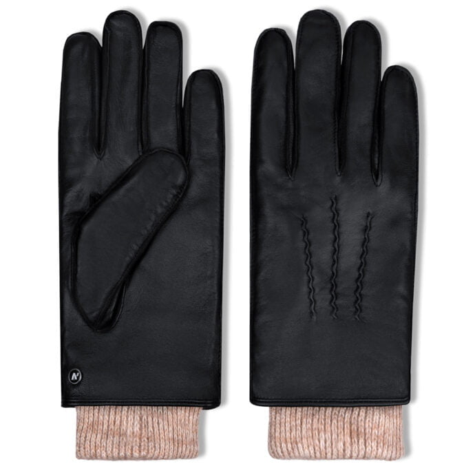 leather gloves for men with sleeves