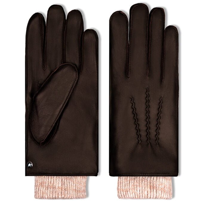 leather gloves for men with sleeves