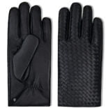 women's gloves with braided leather