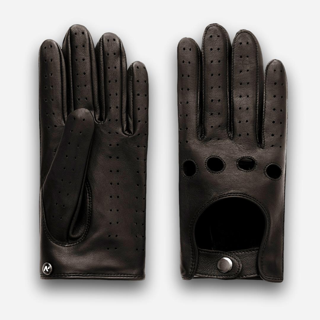 brown leather gloves for men