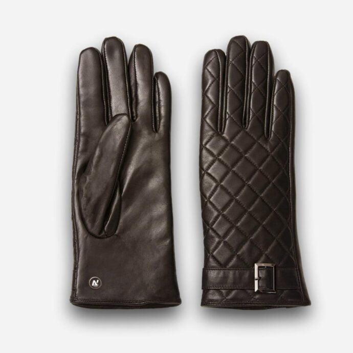 quilted women's gloves