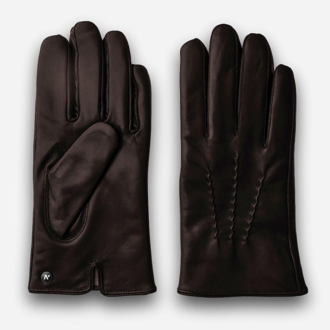 brown men's gloves