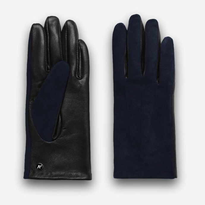 leather gloves with suede