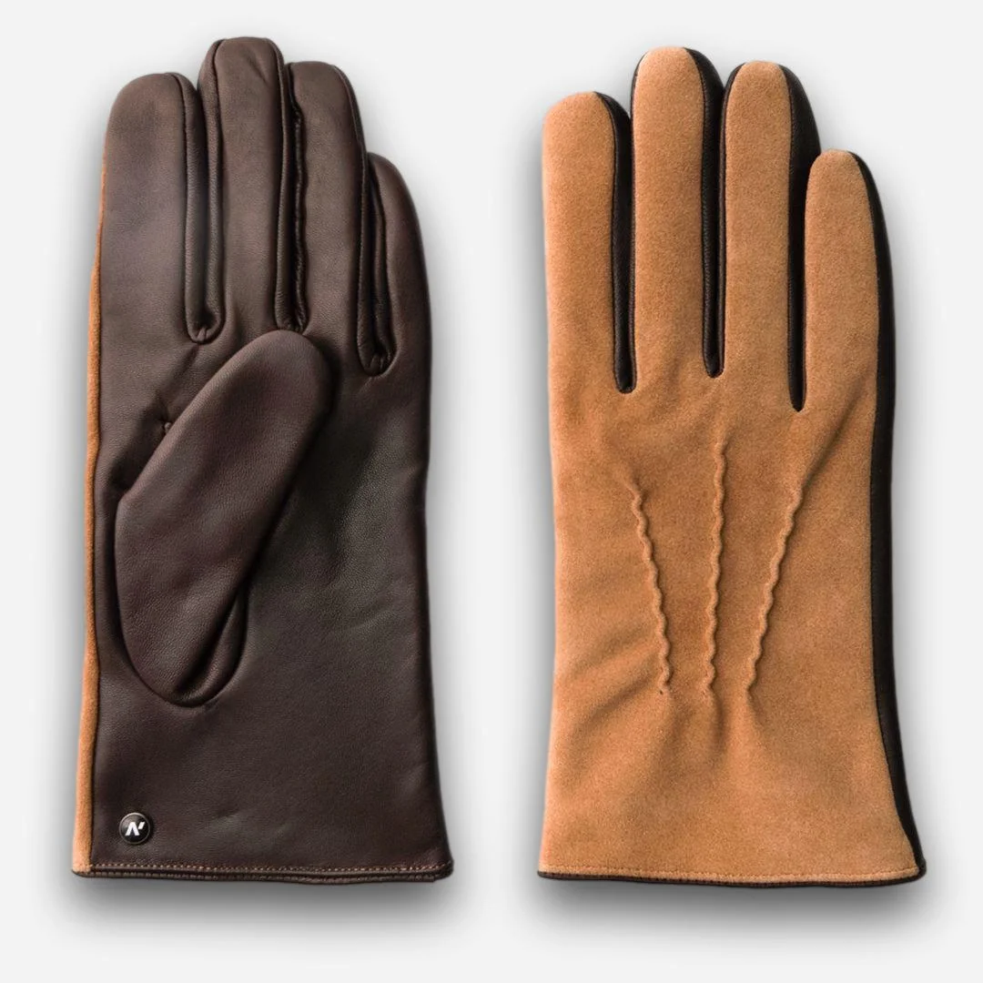 men's suede gloves