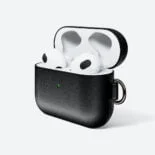 Black audioCASE Classic Leather for AirPods 3 - elegance and protection