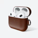 Brown audioCASE Classic Leather for AirPods 3 - elegance and protection