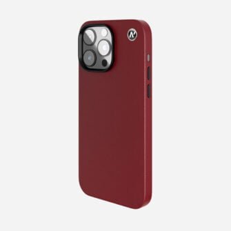 ruby leather case for iPhone 14 pro
