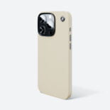 Leather case for iPhone 14 pro - elegance in shades of nude