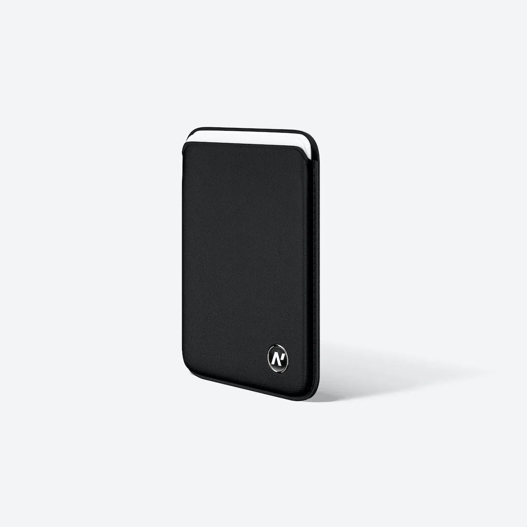 black phoneWallet