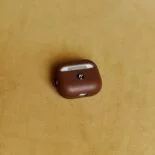 brown case for AirPods