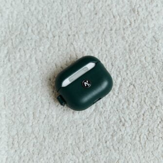 green case for AirPods