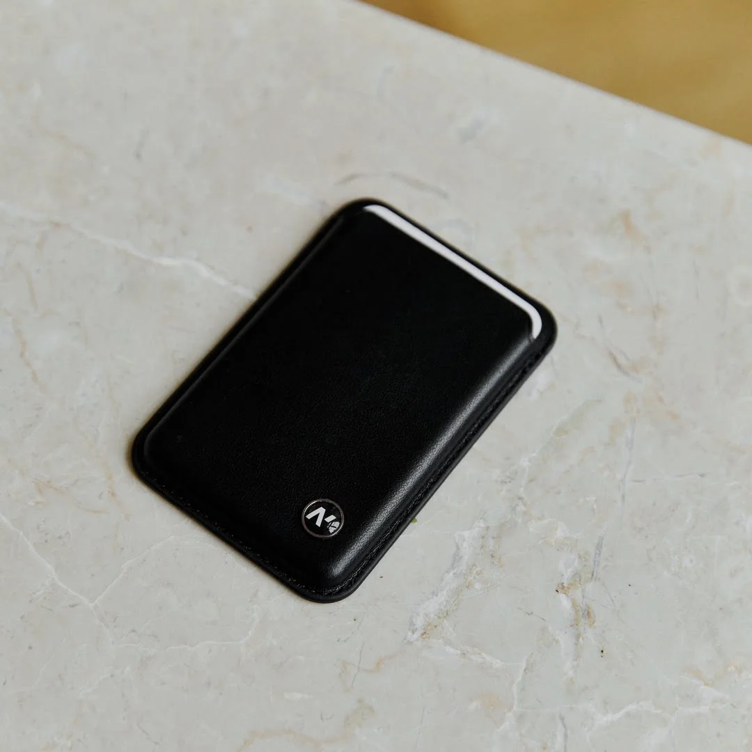 phoneWALLET classic leather for iPhone (black)